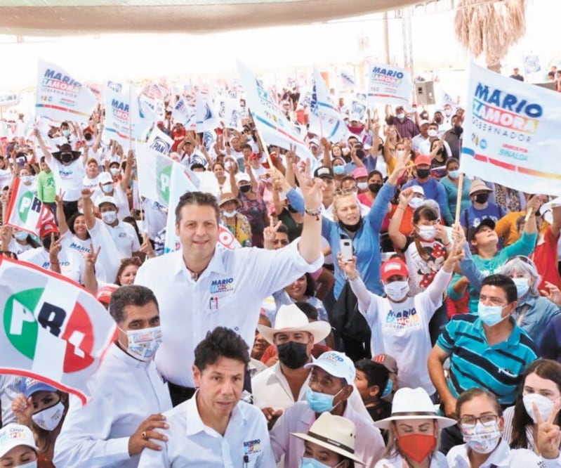 Los integrantes de la Unión Nacional de Trabajadores Agrícolas se sumaron a la campaña de Mario Zamora Gastélum. Foto: Especial