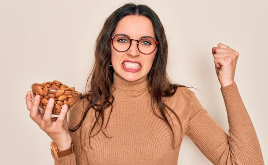 Advertencia sobre los frutos secos. Fuente: Freepik