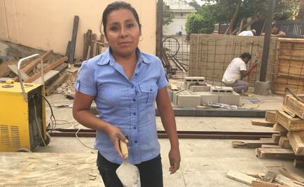 “Más pesado, pero mejor pagado”, dicen ​mujeres albañiles en Oaxaca