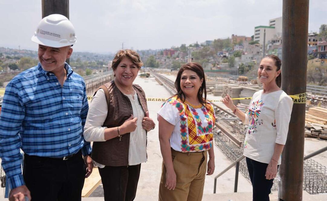Claudia Sheinbaum supervisa estación Observatorio del Tren Insurgente. Foto: Especial