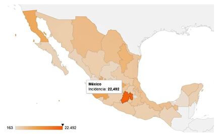 Cinco estados, con mayor número de homicidios dolosos, reporta SESNSP
