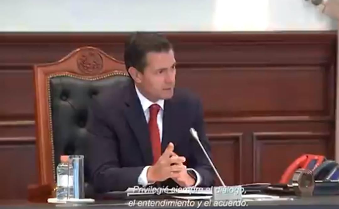Enrique Peña Nieto se despide
