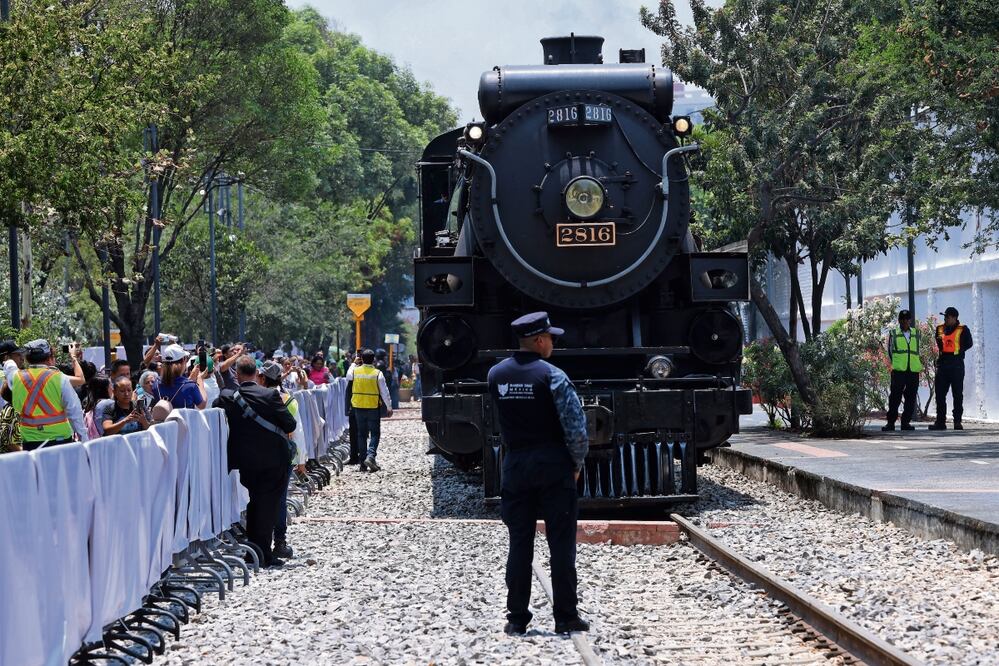 La Emperatriz recorrió Canadá, Estados Unidos y México, como parte de su último viaje. Regresará a su país para ser expuesta en un museo. Foto: de Fernanda Rojas. El Universal