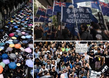 A 20 años de entrega de Hong Kong a China, miles protestan y exigen democracia