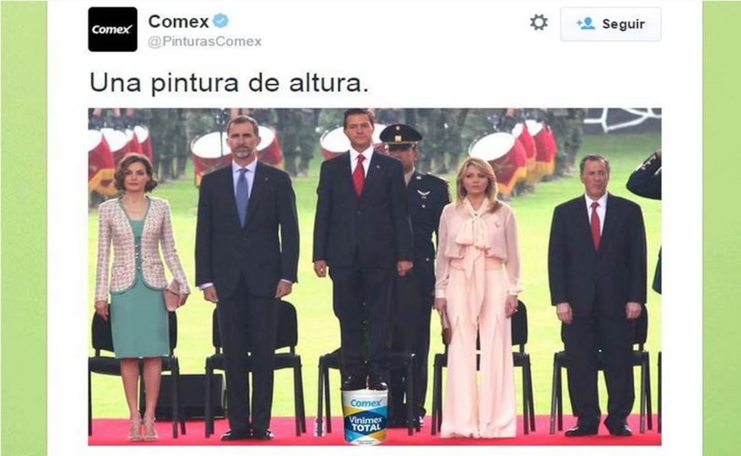 Comex's tweet. (Photo: Special )