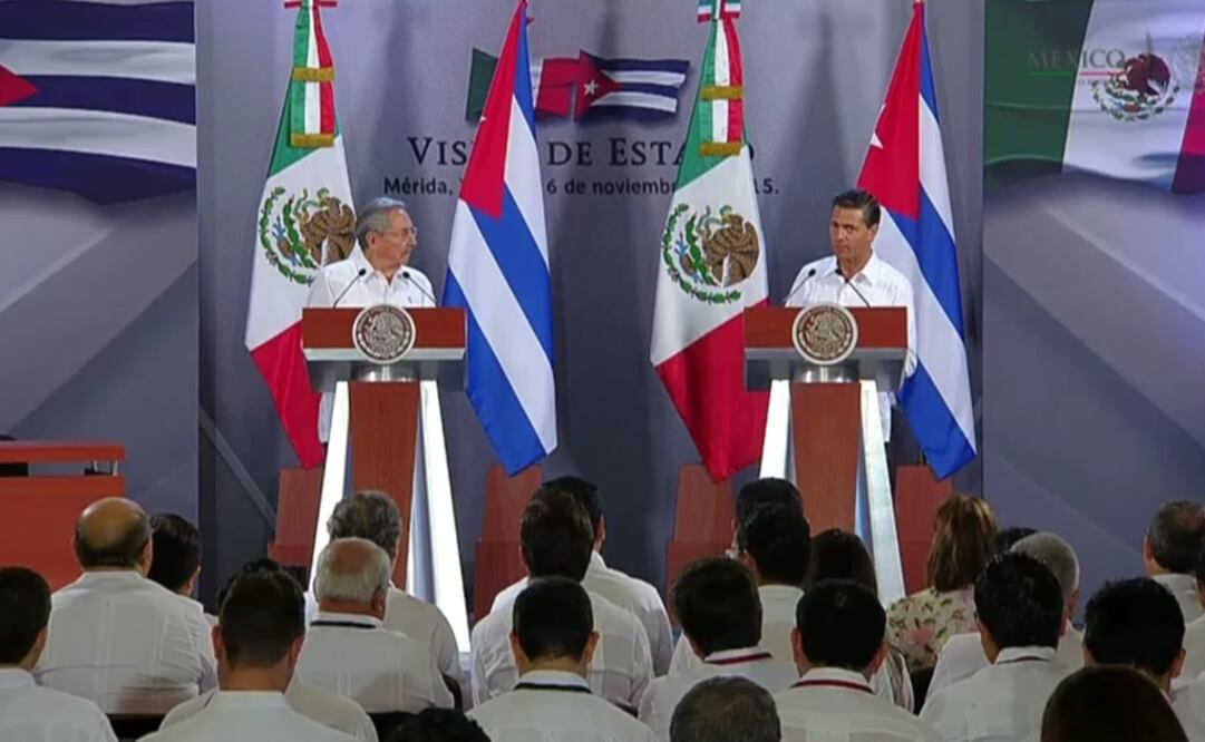 Peña y Castro firman acuerdos bilaterales