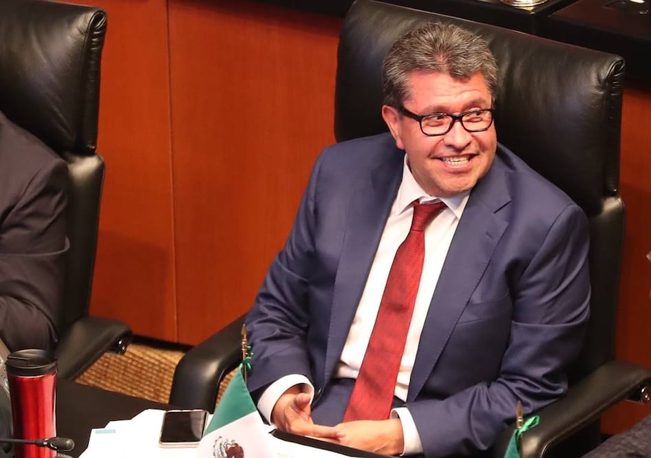 El coordinador de Morena en el Senado, Ricardo Monreal. Foto: Archivo