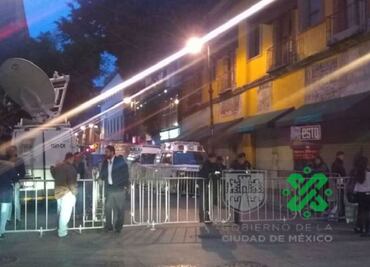 Implementan cierres viales en inmediaciones del Congreso de la CDMX