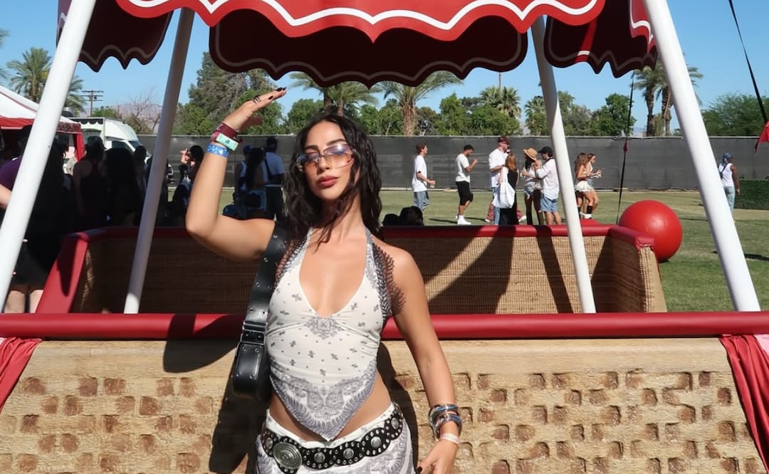 María Chacón en Coachella: western, sexy y en modo main character. Foto: Instagram @oficialmariachacon
