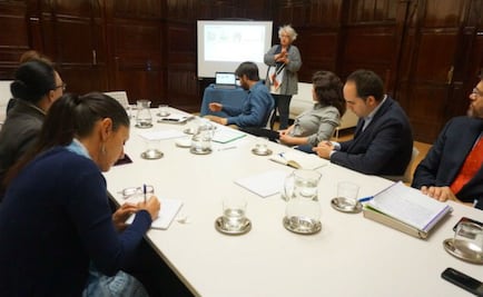 Sheinbaum analiza el rescate de espacios públicos en Madrid