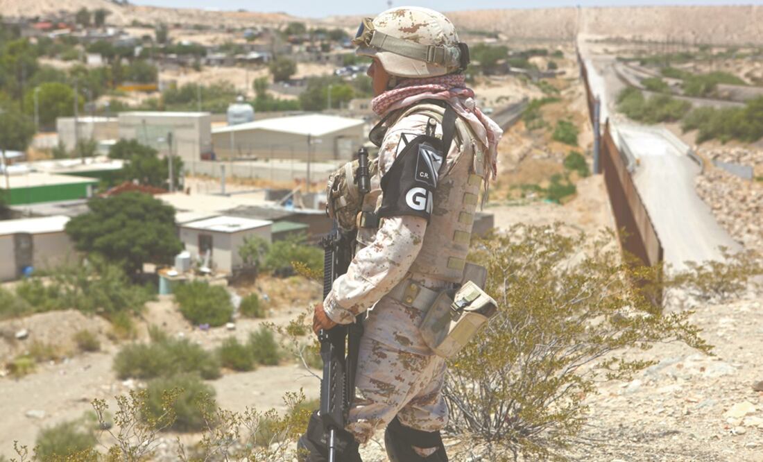 Despliegue de la Guardia Nacional en la frontera. Foto: Christian Torres / EL UNIVERSAL