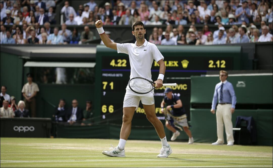 Djokovic defendió su título en Wimbledon. Foto: AP