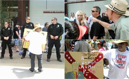 Latinos protestan contra Donald Trump en Phoenix