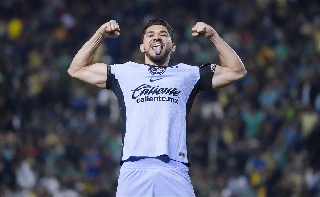 Henry Martín anotó doblete en el empate del América ante León - Foto: Imago7