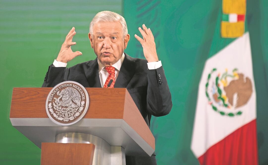 El presidente Andrés Manuel López Obrador admite que aún hay rezago en la inoculación en comunidades muy apartadas. Foto: Germán Espinosa. EL UNIVERSAL