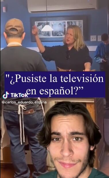 TikTok: Mujer en EU discrimina a dueño por tener televisión en español