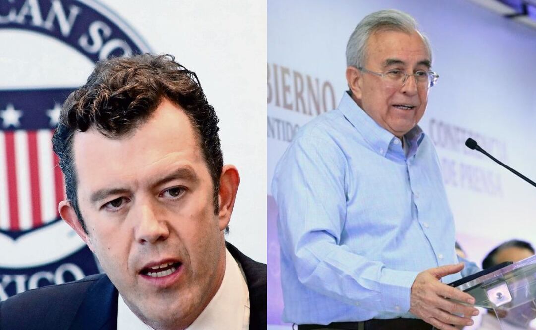 Rocha ofreció a los campesinos que bloquean el aeropuerto de Culiacán. Foto: Especial