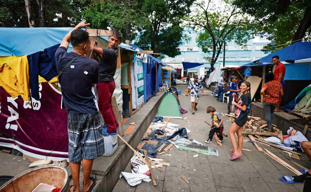 Los migrantes tienen normas de convivencia y protocolos en caso de emergencia. Foto: Especial