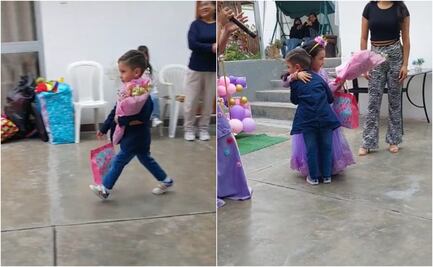 VIDEO. Niño regala ramo de flores a su amiga por cumpleaños y "rompe corazones" en TikTok