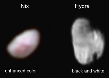 Fotografían a Nix e Hydra, lunas de Plutón