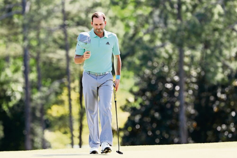 El español tuvo problemas en la bandera 15; hoy no superaría el corte (JAMIE SQUIRE. AFP)