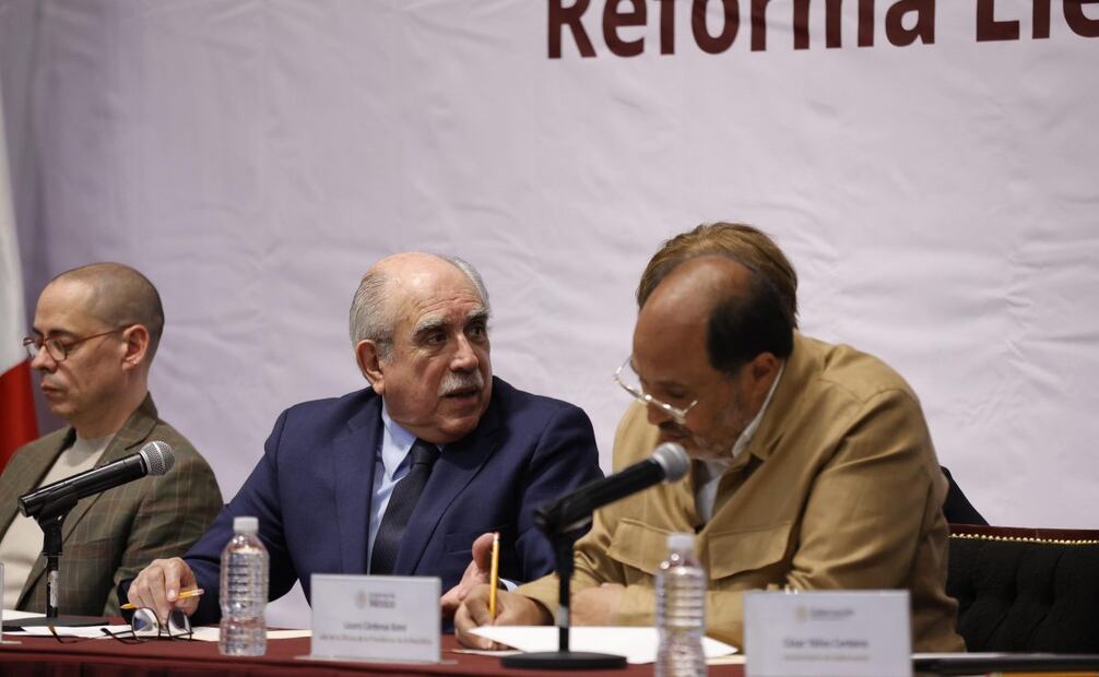 Inicio de las audiencias públicas de la Comisión Presidencial para la Reforma Electoral en el Salón Revolución de la Secretaría de Gobernación este 17 de septiembre de 2025. Foto: Diego Simón Sánchez/ EL UNIVERSAL