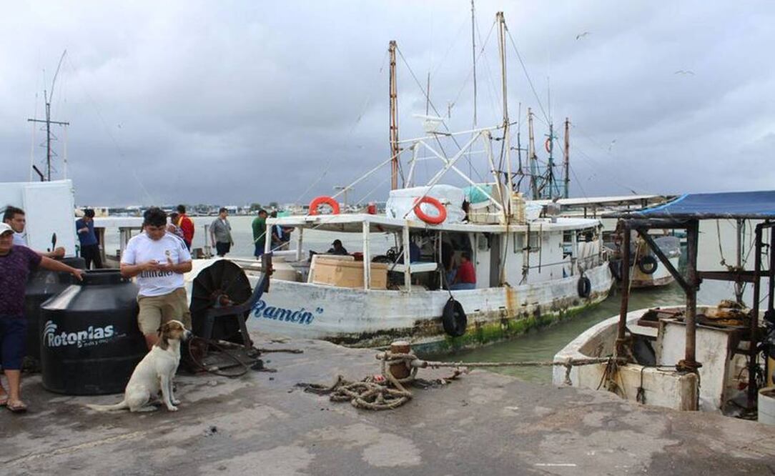 Malas condiciones climáticas prácticamente han mantenido paralizada la actividad pesquera en Yucatán / Especial