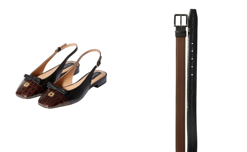 También podremos ver accesorios como calzado y cinturones. Foto: Cortesía H&M, Mario Sorrenti