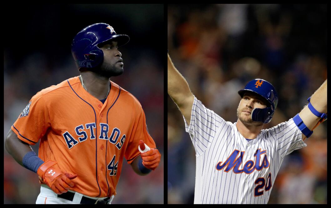 Yodan Álvarez y Pete Alonso se quedaron el Premio al Novato del Año de la AL y NL (AP).