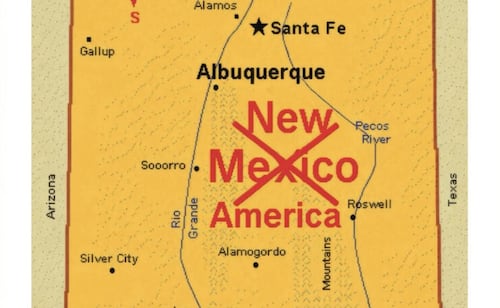 Trump rebautiza Nuevo México como "Nueva América" en un mapa; desata críticas en redes