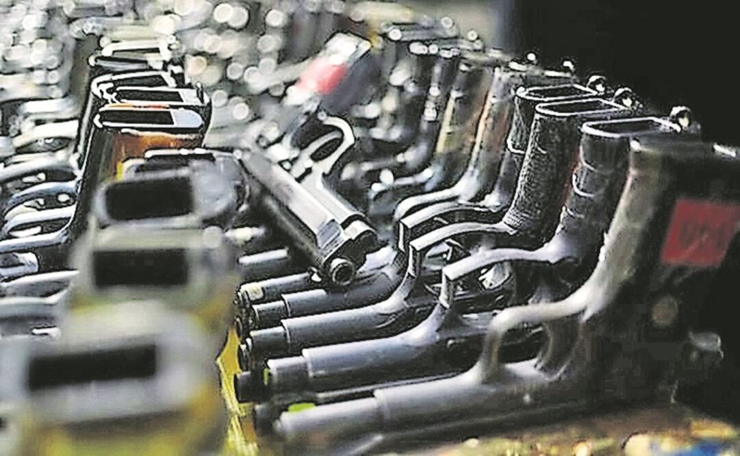 Fotografía genérica de armas. Archivo/ EL UNIVERSAL