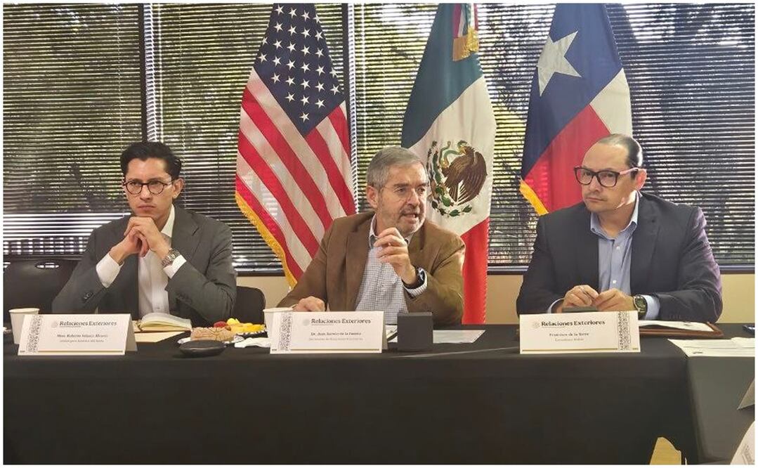 Juan Ramón de la Fuente se reúne con cónsules mexicanos en EU. Foto: Especial