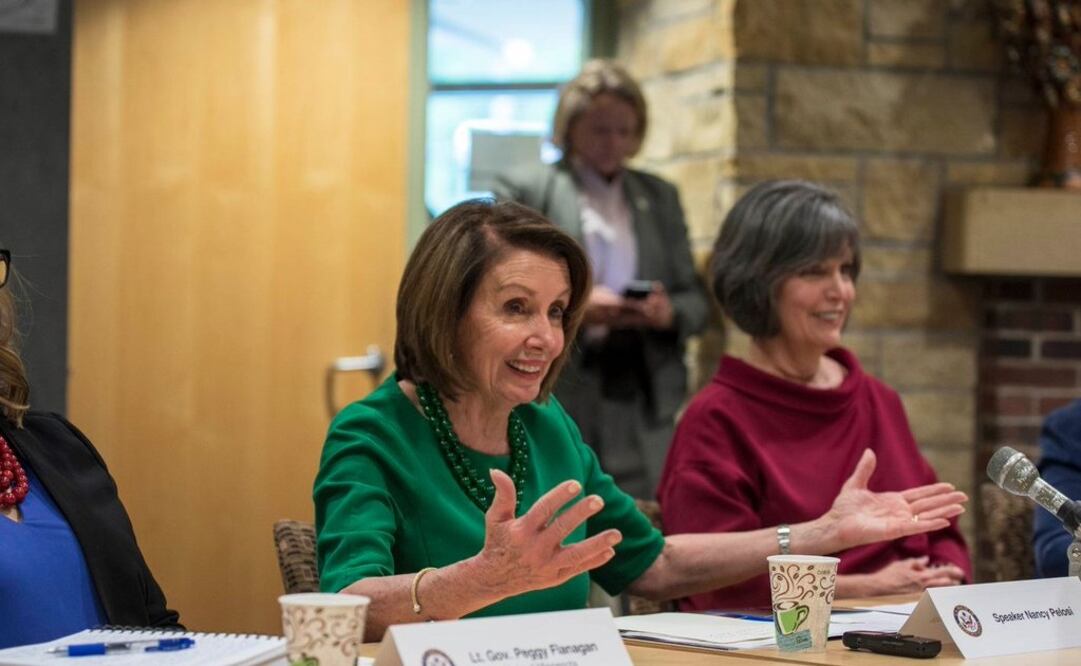 La presidenta de la Cámara de Representantes en Estados Unidos, Nancy Pelosi. Foto: Twitter @SpeakerPelosi