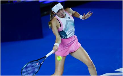 El Abierto GNP Seguros tendrá nueva campeona; Linda Noskova fue eliminada en cuartos de final 