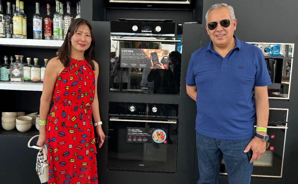 El equipo directivo de Teka compartió sus impresiones sobre las Masterclasses en las que los asistentes pudieron aprender a cocinar con chefs de renombre. / Foto: Mildred Ramos.