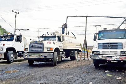 Edomex hará frente a corte con 203 pipas