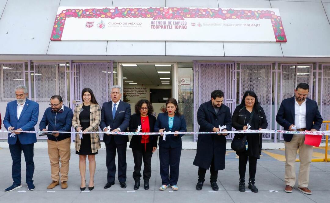 Inauguran la Agencia de Empleo “Tecpantli Icpac” en la alcaldía Cuauhtémoc (15/01/2025). Foto: X @ClaraBrugadaM