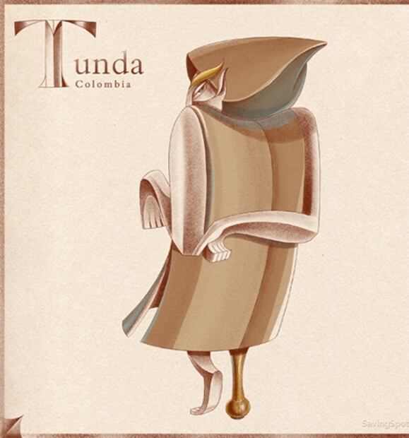 Este mapa te dice cuál es la criatura mitológica más famosa de cada país