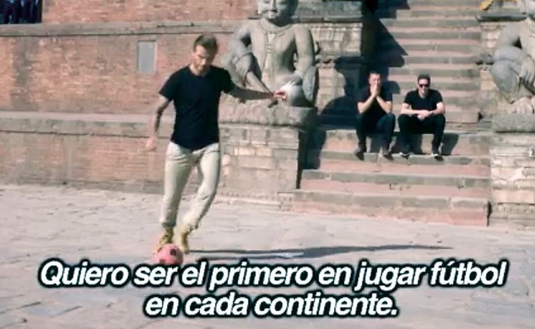 El atleta realizó su deporte favorito durante 10 días en 11 países. CORTESÍA: BBC