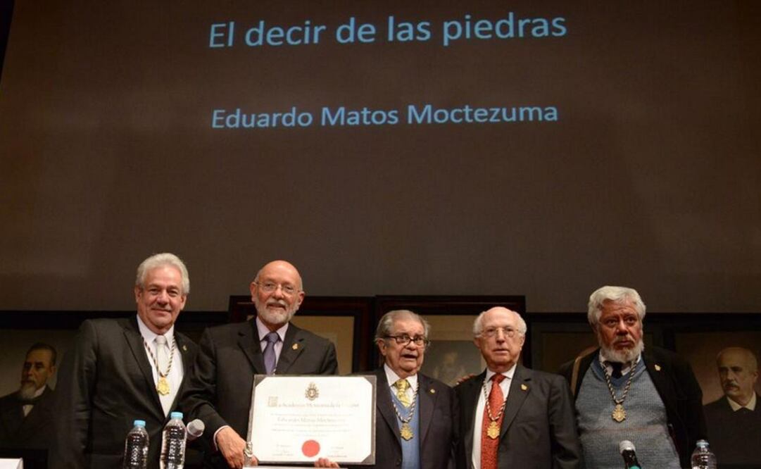 Matos Moctezuma es el segundo arqueólogo en formar parte de esta institución con 140 años de tradición; el primero fue Ignacio Bernal. FOTO: INAH