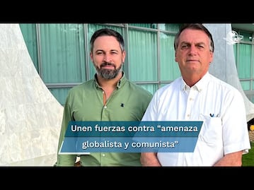 Líder de Vox y Bolsonaro unen fuerzas contra el auge del "globalismo" y el "comunismo"