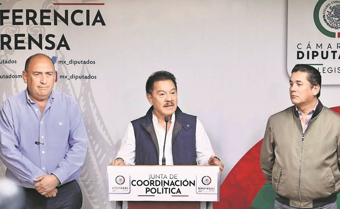 Ignacio Mier, coordinador de Morena, aclaró que aceptarán el fallo de integrar a MC, pero no la amonestación surgida en días pasados. Foto: Especial.