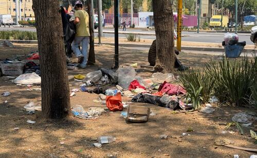 Campamentos de personas en situación de calle. Foto: especial