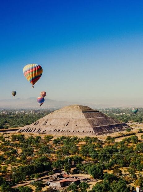 ¿Dejarán de volar globos aerostáticos en Teotihuacán?