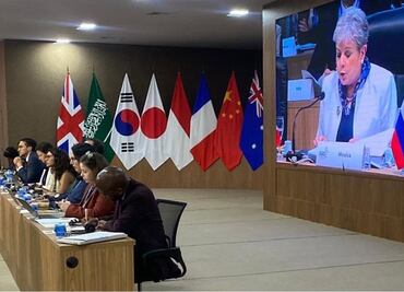 Recibe Alicia Bárcena coordinación de grupo MIKTA 2024-2025 en nombre de México