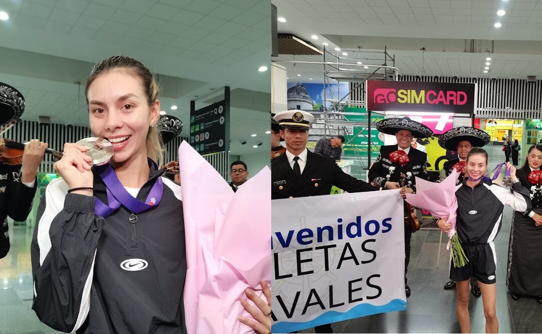 Alegna González vuelve a México; asegura que buscará el podio en Los Ángeles 2028 - Foto: Leobardo Vázquez/EL UNIVERSAL
