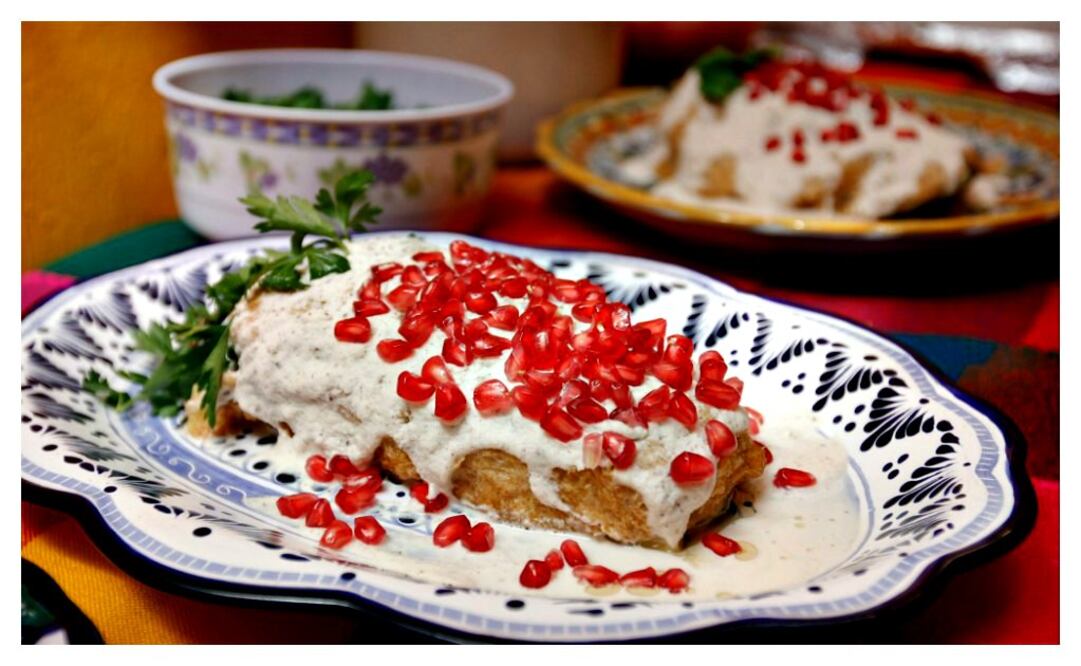 El chile en nogada es un perfecto ejemplo de maridaje entre vino rojiano y gastronomía mexicana