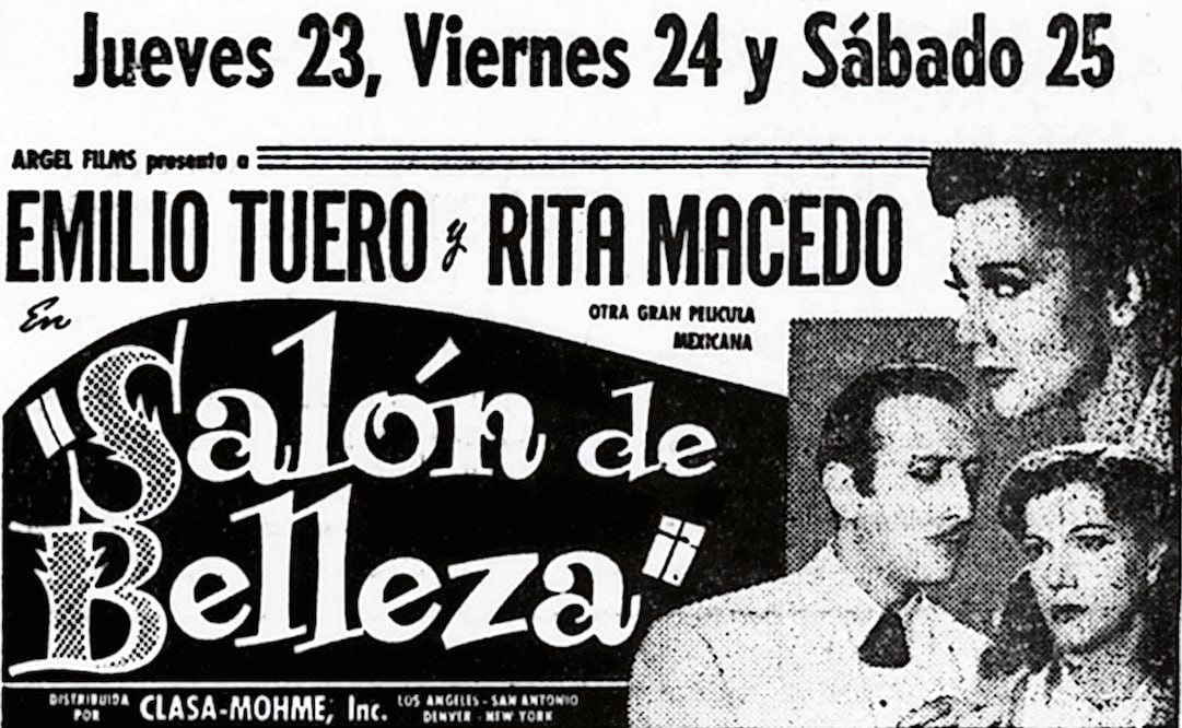 José Díaz Morales estuvo a cargo de la dirección de Salón de Belleza y fue coguionista, a lado de Carlos
Sampelayo; el argumento original fue trabajo de José G. Cruz y Fernando A. Rivero. Foto: Especial