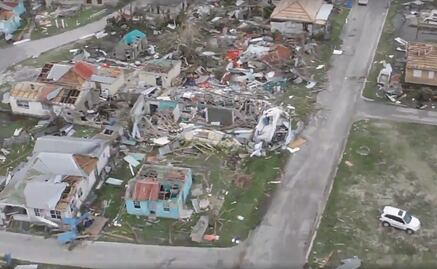 "Irma" deja destrucción masiva de viviendas en Barbuda