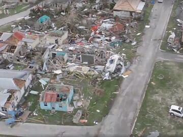 "Irma" deja destrucción masiva de viviendas en Barbuda